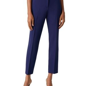 NWT Women's Stretch Crepe Fly Front Slim Pant